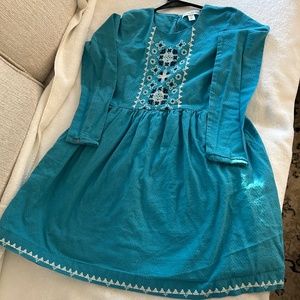 Girls embroidered dresd